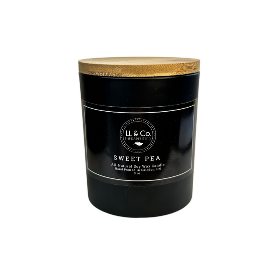 Sweet Pea Aromatherapy Candle